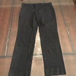 Women’s dark denim dress pants